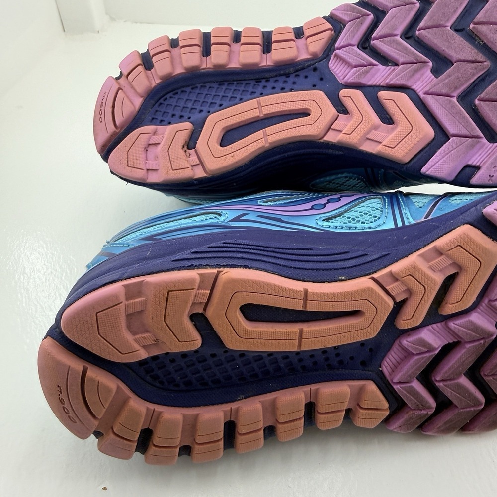Saucony Guide 9 Womens Size 8 Blue Purple Running Shoes Sneakers S10295-5 Everun - Picture 11 of 13